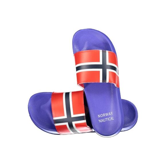 Norway 1963 Blu Plastica Uomo Men's Ciabatta